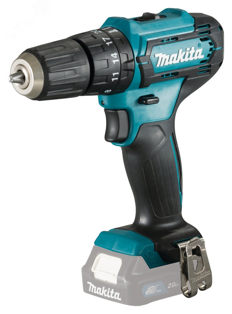 Изображение товара Аккумуляторная ударная дрель-шуруповерт Makita 12В 30Нм без АКБ и ЗУ