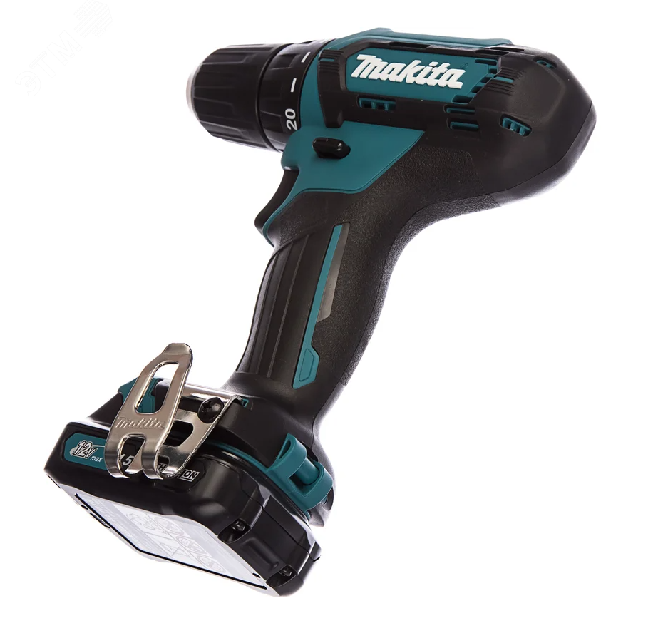 Изображение товара Аккумуляторная дрель Makita DF333DYX14 12В с подсветкой и набором бит