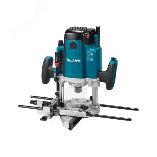 Фрезер 2100Вт, 9000-23 000 об/мин, ход 0-70мм, цанга 12мм, микролифт, пл. пуск, поддерж. об-тов под нагрузкой, подсветка - фото 2