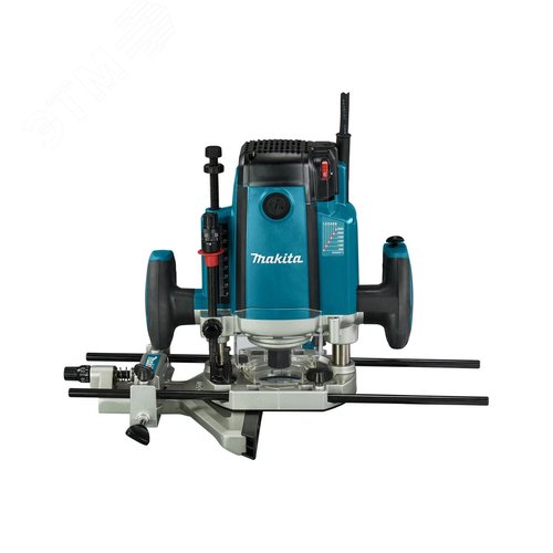 Фрезер 2100Вт, 9000-23 000 об/мин, ход 0-70мм, цанга 12мм, микролифт, пл. пуск, поддерж. об-тов под нагрузкой, подсветка - фото 1