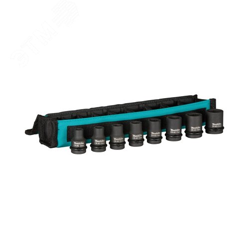 Изображение товара Набор ударных торцовых головок Impact Black 1/2'', 8 шт (8,10,12,13,14,17,19,21 мм) (шт)