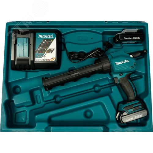 Пистолет для герметика Makita DCG180RYE - фото 2