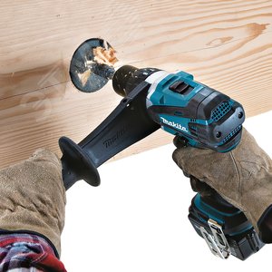 Дрель-шуруповерт аккумуляторная 18В, 13мм, 91Нм, кейс (2х3Ач) - фото 2