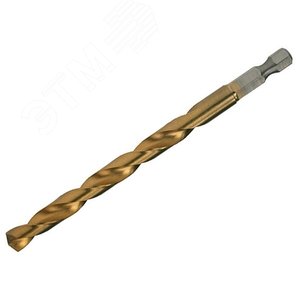 Изображение товара Сверло по металлу HSS-TiN 8x75x117, 1/4'' (шт)