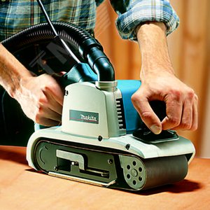 Ленточная Шлифовальная Машина,1200Вт,100х610мм,500м\м,5.9кг,кор,п\сборник - фото 2