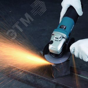 Шлифмашина угловая 125мм, 1400Вт, 2800-12000об/м, муфта SJS, плавный пуск, анти-рестарт - фото 2