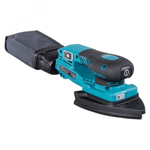 Машина шлифовальная вибрационная с треугольной подошвой 100х150мм и выносным аккумулятором  XGT 40В BL XPT AWS (без АКБ и ЗУ) - фото 2