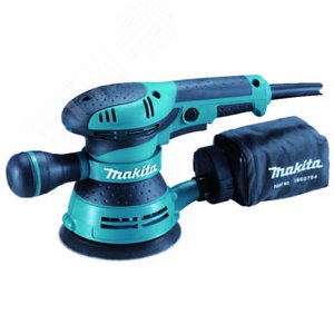 Шлифмашина эксцентриковая 300Вт, 125мм, 12000об/м, доп. ручка - фото 1