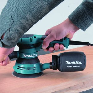 Шлифмашина эксцентриковая 300Вт, 125мм, 12000об/м, доп. ручка - фото 2