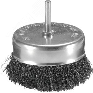 Изображение товара Щетка проволочная чашечная (d50 мм, толщина проволоки 0.3 мм, гофрированная, металл, 6 мм) (шт)