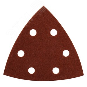 Бумага шлифовальная треугольная на липучке 94 мм, A40 (10 шт)