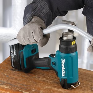 Тепловой пистолет (фен) аккумуляторный LXT 18В, 550 град, 2 скорости, 6 режимов, кейс MakPac ,насадки (1х5Ач) - фото 5