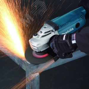 Шлифмашина угловая 180мм, 2200Вт, 8500об/м, суперфланец, плавный пуск - фото 2