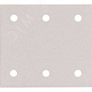 Шлифовальная бумага 93х102 мм, K120, белая (10 шт)
