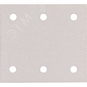 Шлифовальная бумага 93х102 мм, K120, белая (10 шт) - фото 1