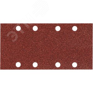 Шлифовальная бумага 93х185 мм, K40, красная, (50 шт)