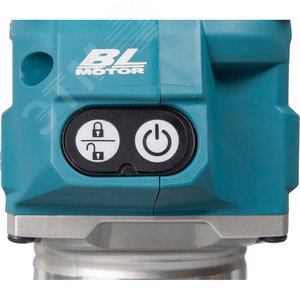 Фрезер кромочный аккумуляторный бесщеточный 40В, 10000-31000 об\м, цанга 6-8мм, глубина 0-40 мм, кейс MakPac тип 4 (без АКБ и ЗУ) - фото 7