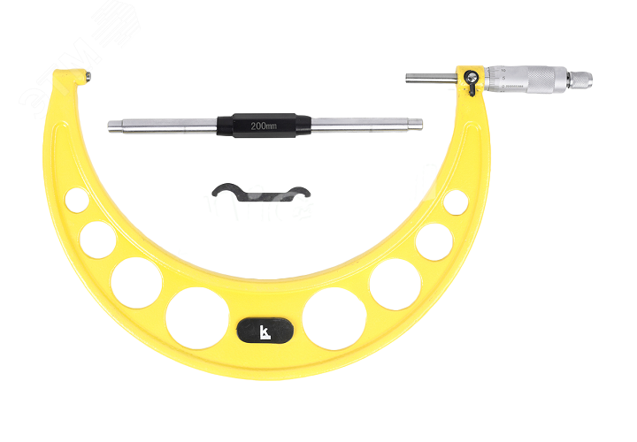 Изображение товара Микрометр МК- 200 0.01 желтая скоба (шт)