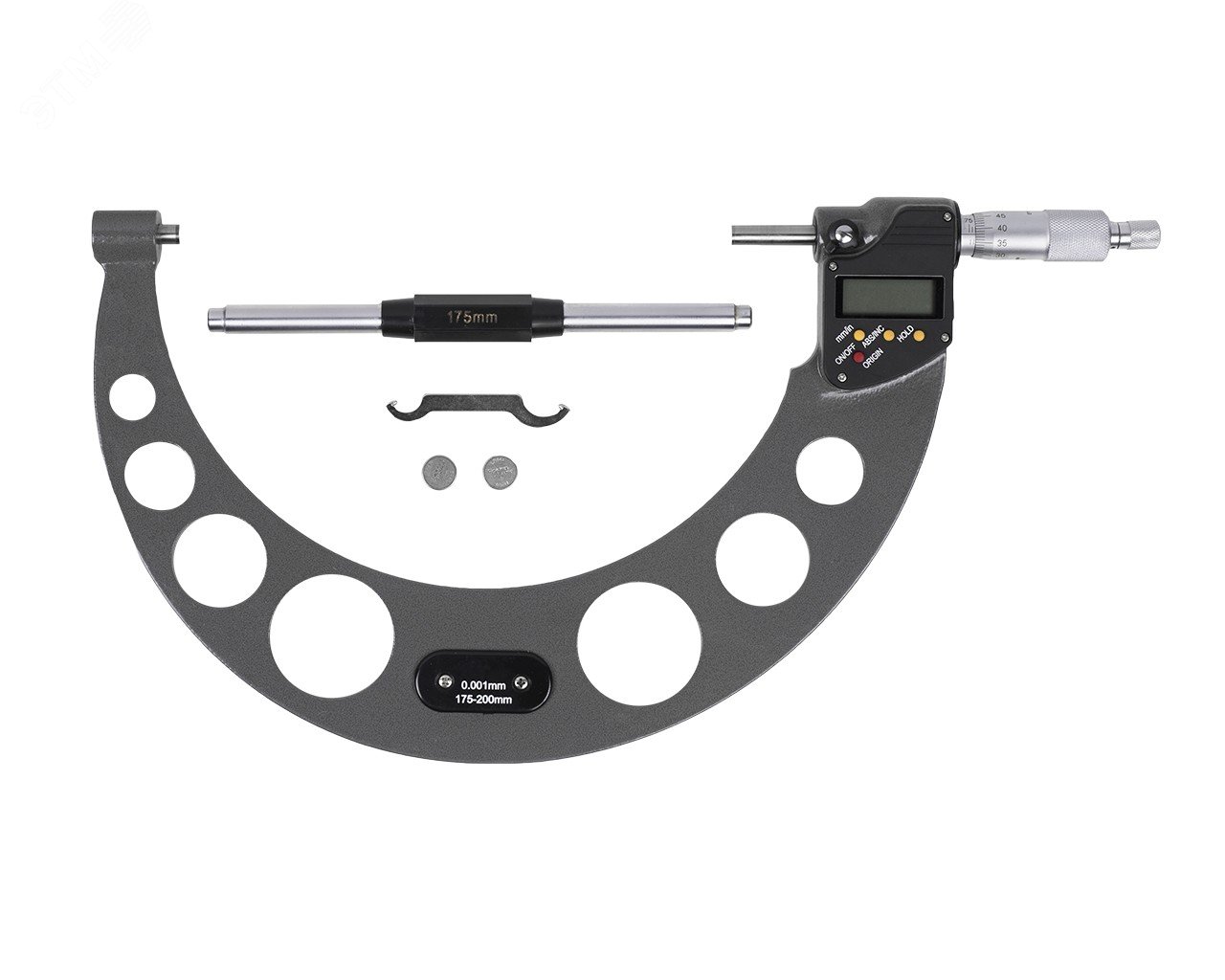 Изображение товара Микрометр МКЦ-200 0.001 электронный (шт)