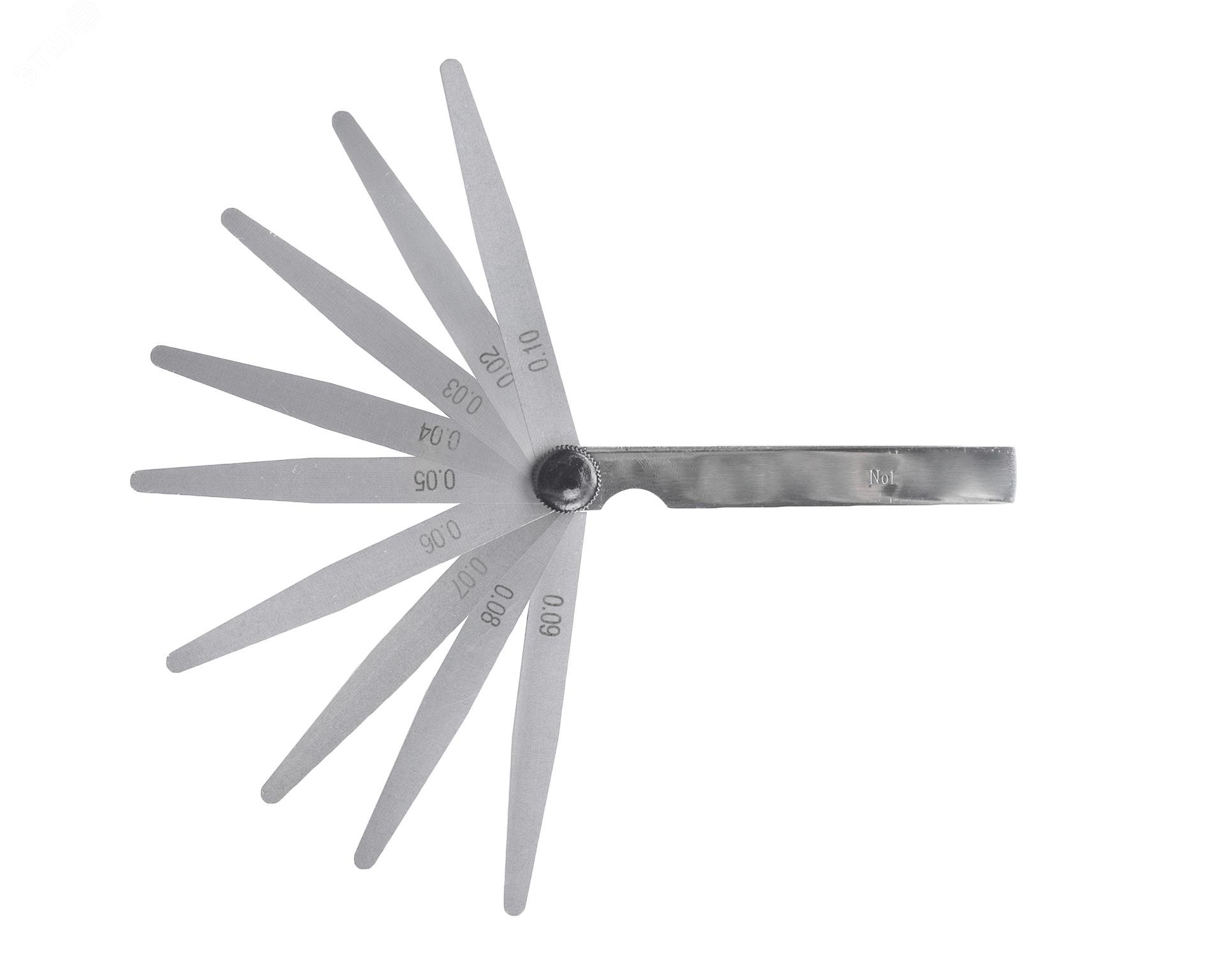 Изображение товара Набор щупов N1 70мм 0.02-0.1 (ГРСИ №79706-20) с поверкой КЛБ (шт)