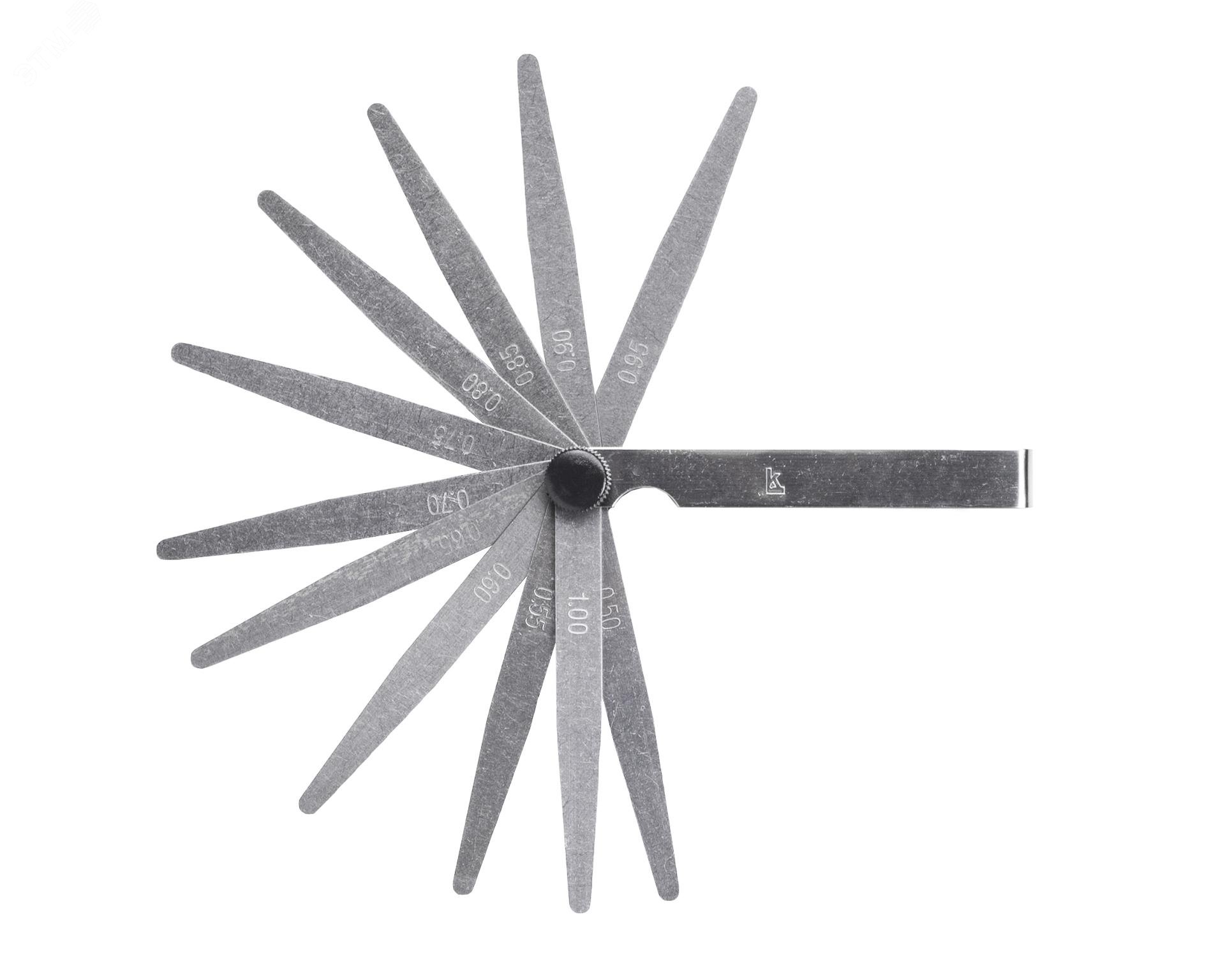 Изображение товара Набор щупов N3 100мм 0.5-1.0 (ГРСИ №79706-20) с поверкой КЛБ (шт)