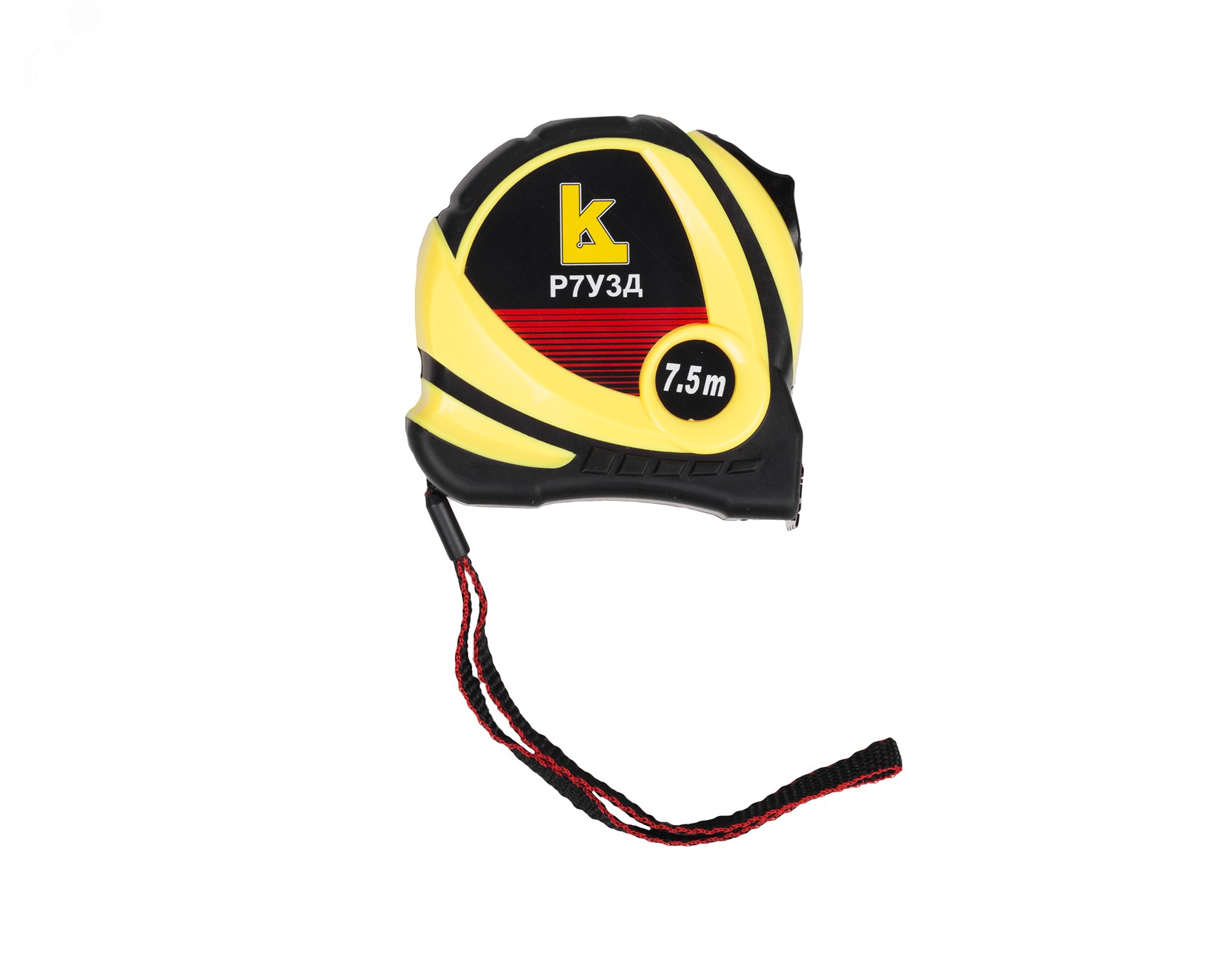 Изображение товара Рулетка 7.5м Калиброн Р7УЗД измерительный металлический according to ГОСТ