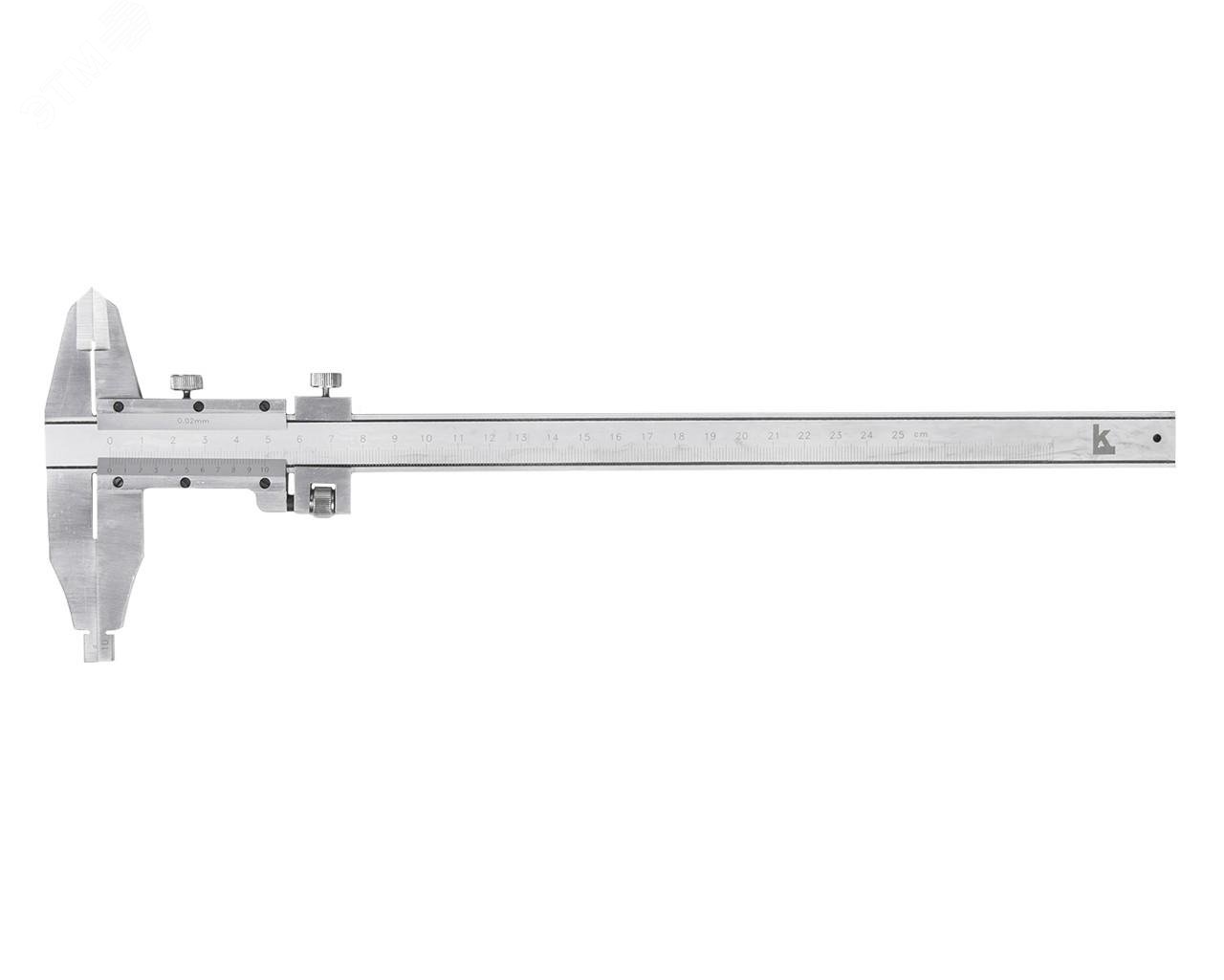 Изображение товара Штангенциркуль ШЦ-2-250 0,02 губ. 60мм КЛБ с поверкой (шт)