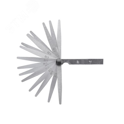 Изображение товара Набор щупов N2 70мм 0.02-0.5 (ГРСИ №79706-20) КЛБ с поверкой (шт)