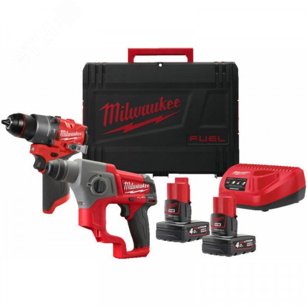 Изображение товара Набор инструментов Milwaukee M12 FPP2F2-402X профессиональный