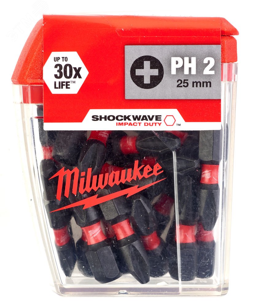 Изображение товара Насадка SHOCKWAVE PH2 25 мм (25шт) (упак)