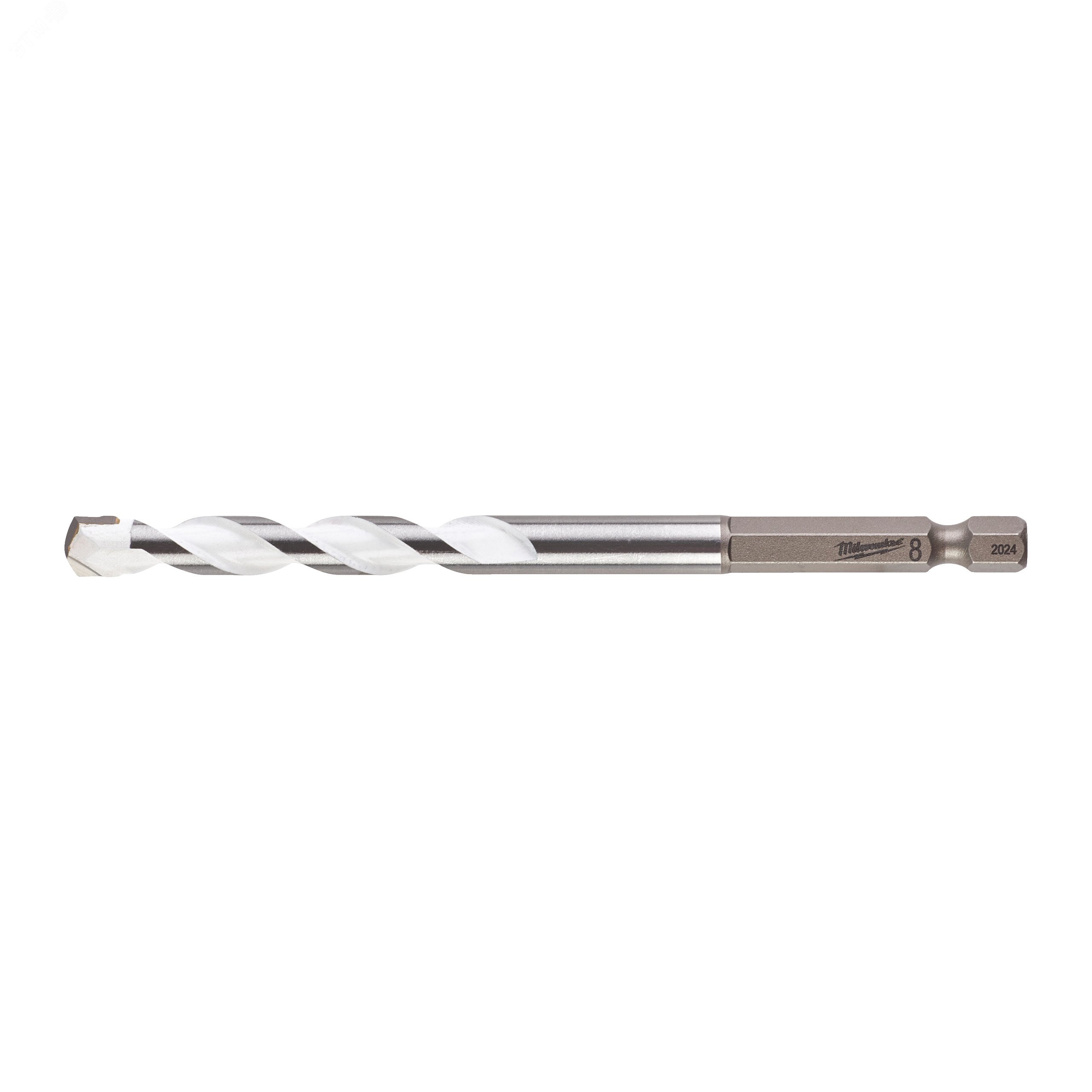 Изображение товара Сверло по мультиматериалам Milwaukee HEX 8x120 - универсальный инструмент