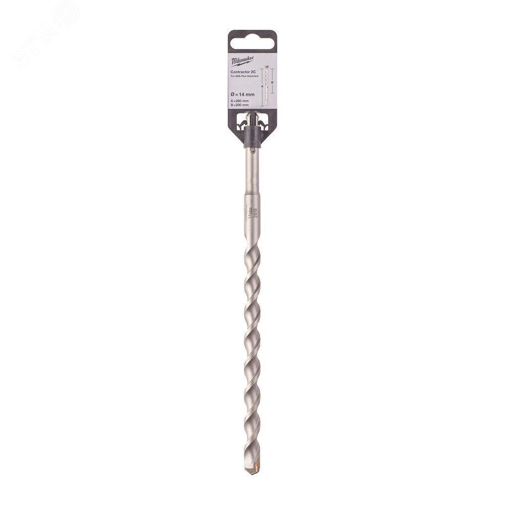 Изображение товара Бур SDS+ CONTRACTOR 14x260 для перфоратора, бетон, кирпич, камень