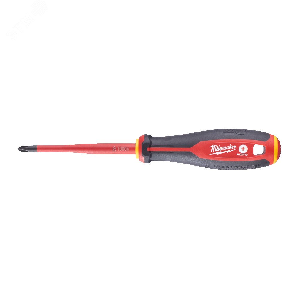 Изображение товара Отвертка трехгранная изолированная VDE PH2 X100 (шт)