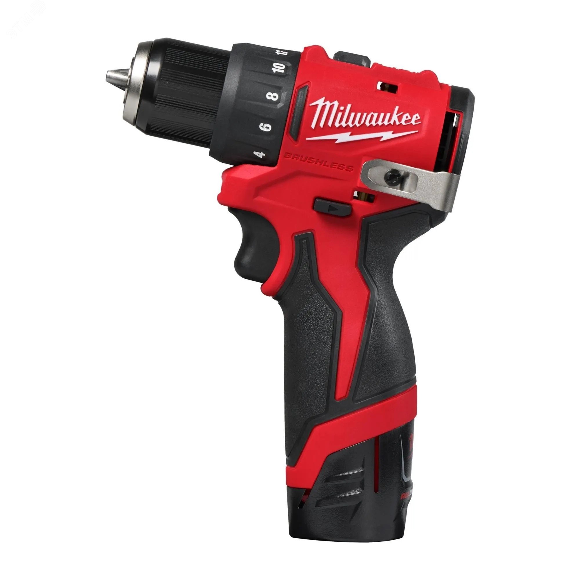 Изображение товара Аккумуляторная дрель-шуруповерт Milwaukee M12 BLDDRC-202C