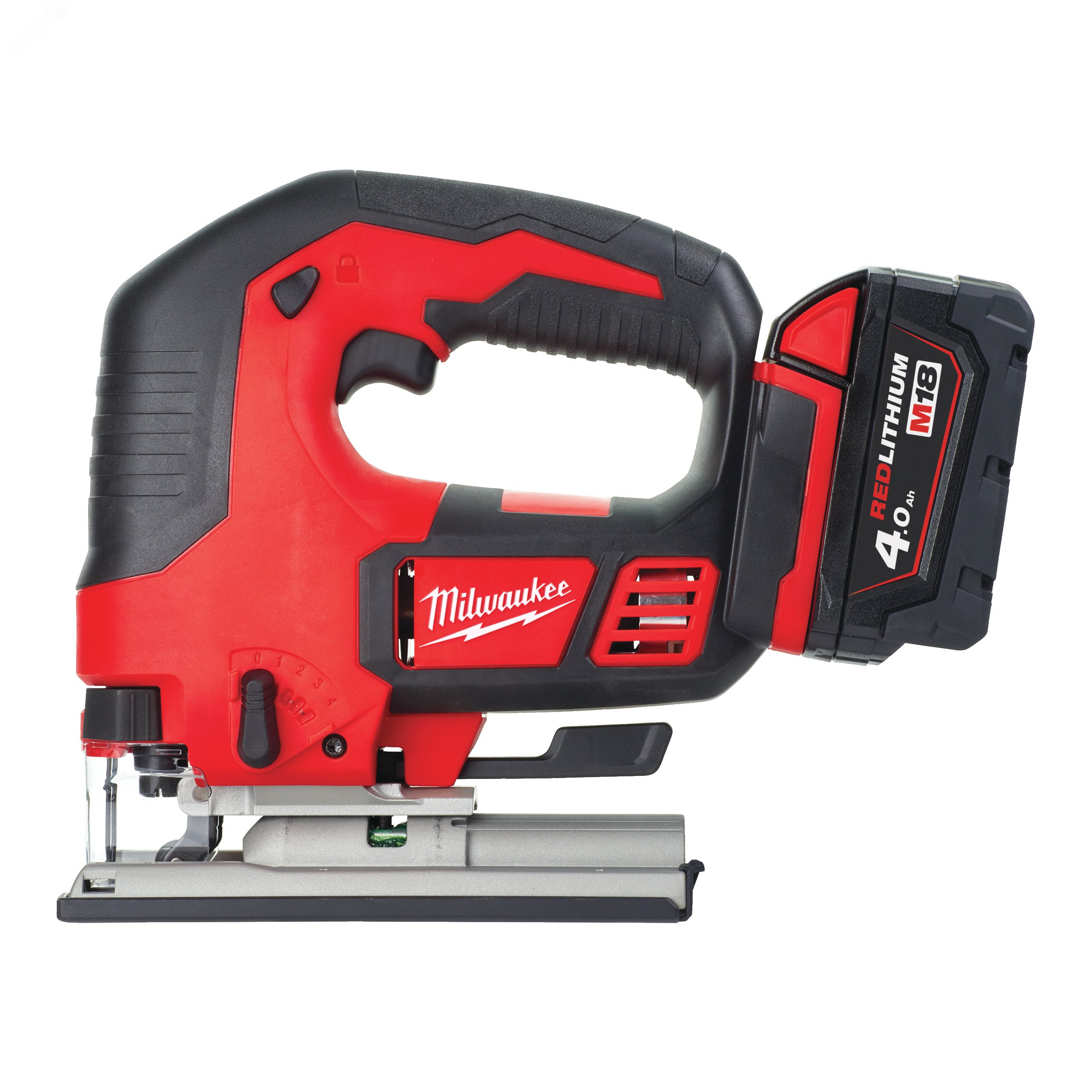 Изображение товара Аккумуляторный лобзик Milwaukee M18 BJS-402C 18 В Li-Ion 4 Ач