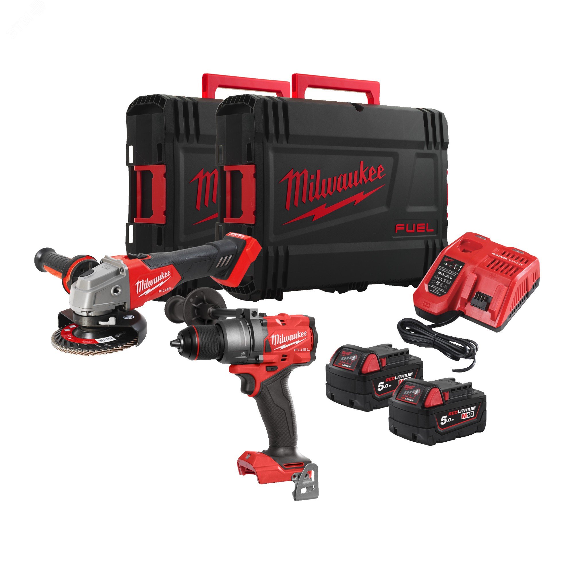 Изображение товара Набор инструментов Milwaukee M18 FPP2E3-502X профессиональный