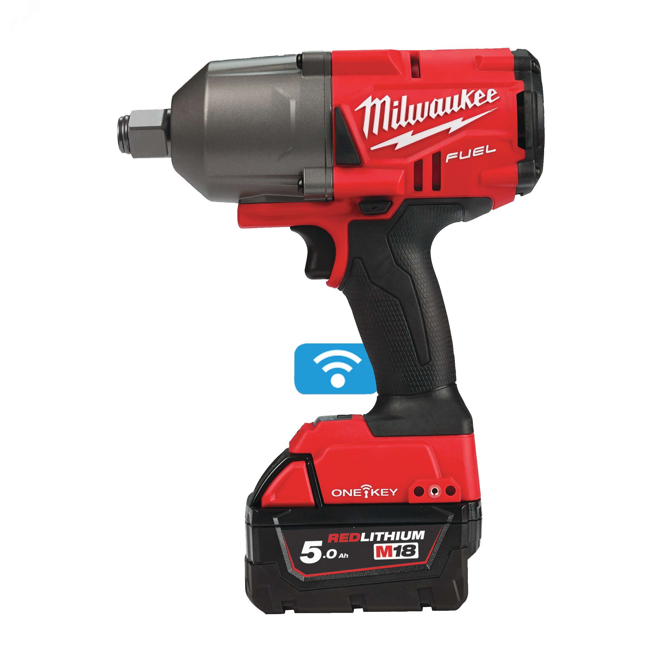 Изображение товара Аккумуляторный гайковерт Milwaukee M18 ONEFHIWF34-502X ONE-KEY FUEL 3/4" высокомоментный