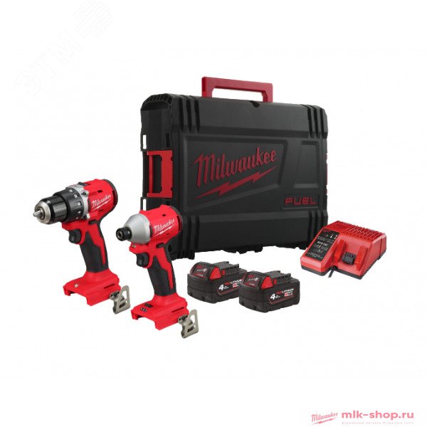 Изображение товара Набор инструментов Milwaukee M18 BLCPP2B-402C шт профессиональный комплект