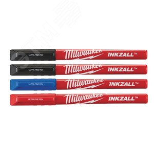 Ручки INKZALL Fine Tip Цветные (4шт) 48223165 Milwaukee