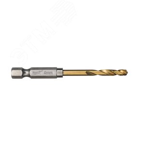 Изображение товара Сверло по металлу RedHEX HSS-G TiN 4 мм (2шт) (упак)