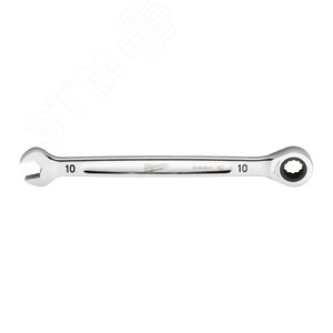 Ключ рожково-накидной с трещоткой 10 мм