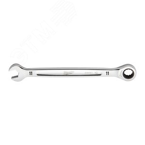 Ключ рожково-накидной с трещоткой 11 мм