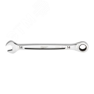 Ключ рожково-накидной с трещоткой 14 мм