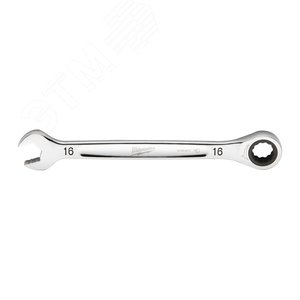 Ключ рожково-накидной с трещоткой 16 мм