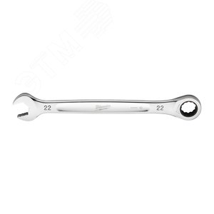 Ключ рожково-накидной с трещоткой 22 мм