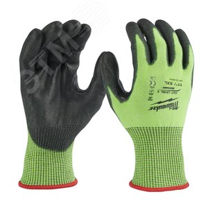 Изображение товара Перчатки защитные Hi-Vis Cut level (Хай Виз Кат Левел) 5/E, XXL/11 (пар)