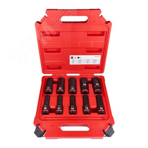 Изображение товара Набор головок ShW 1/2 удлиненные - 10 предметов (шт)