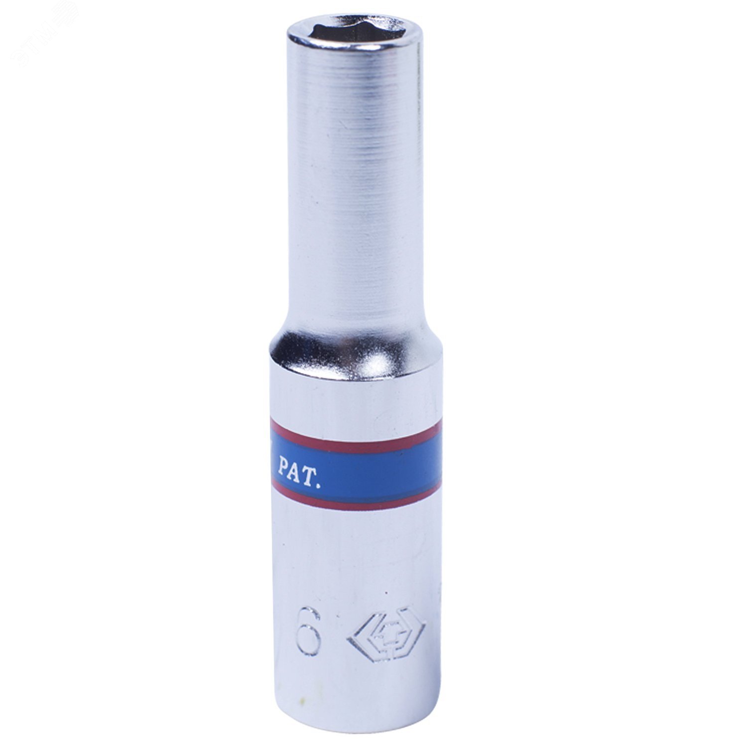 Изображение товара Головка торцевая глубокая шестигранная 1/4 6 мм для сложных соединений