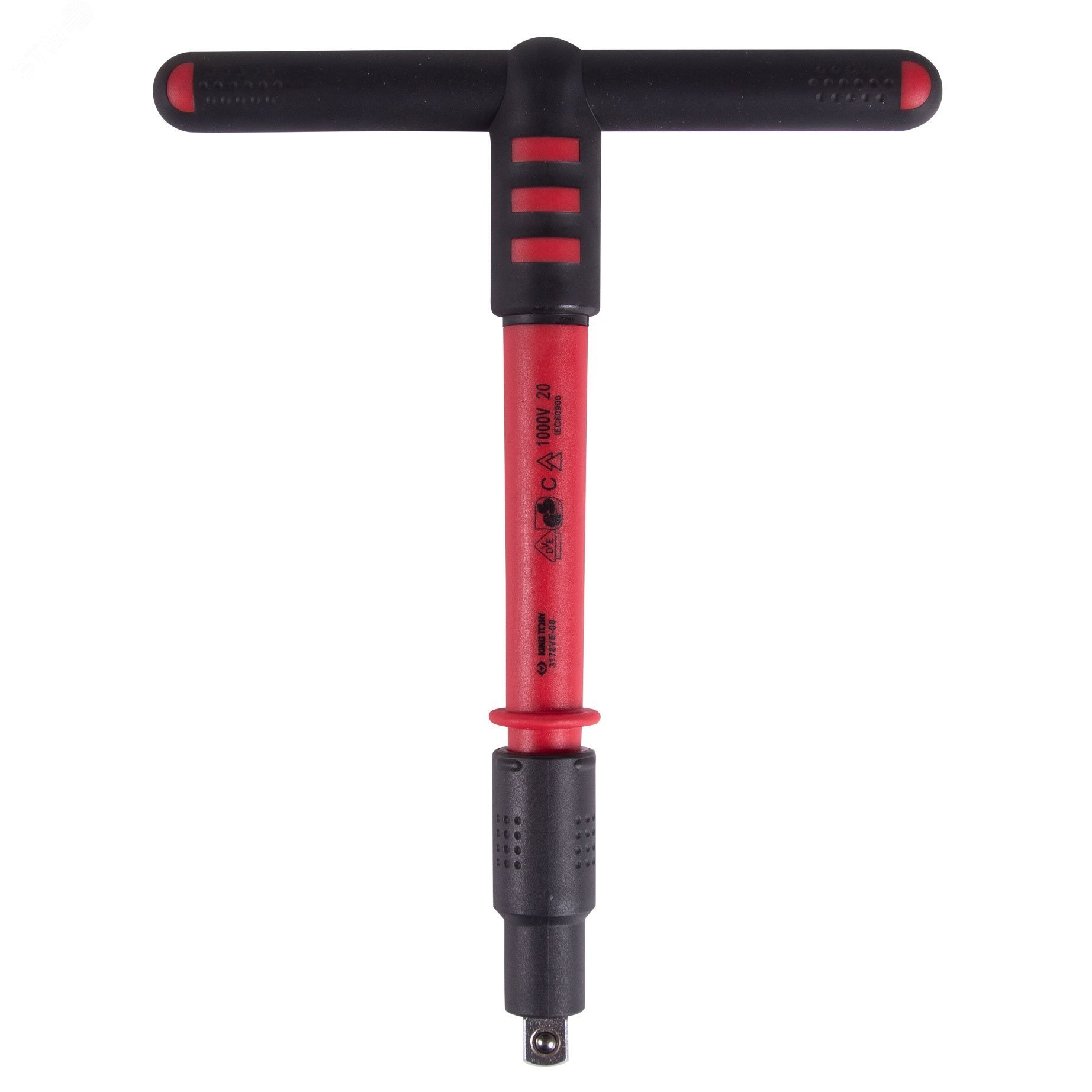 Изображение товара Диэлектрический вороток Т-образный 3/8'' 200 мм безопасный для работы под напряжением