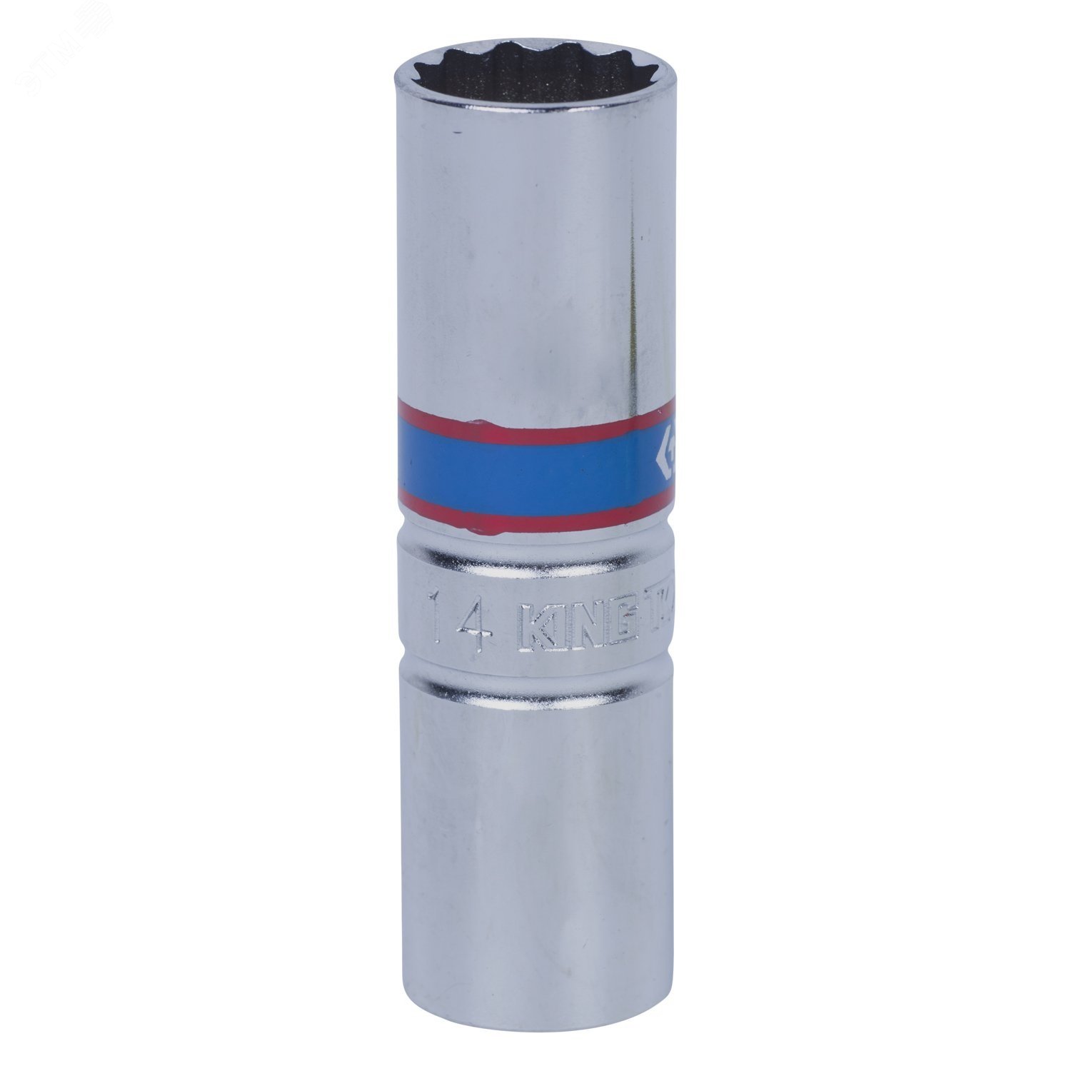 Изображение товара Головка свечная двенадцатигранная 3/8 14 мм пружинный фиксатор